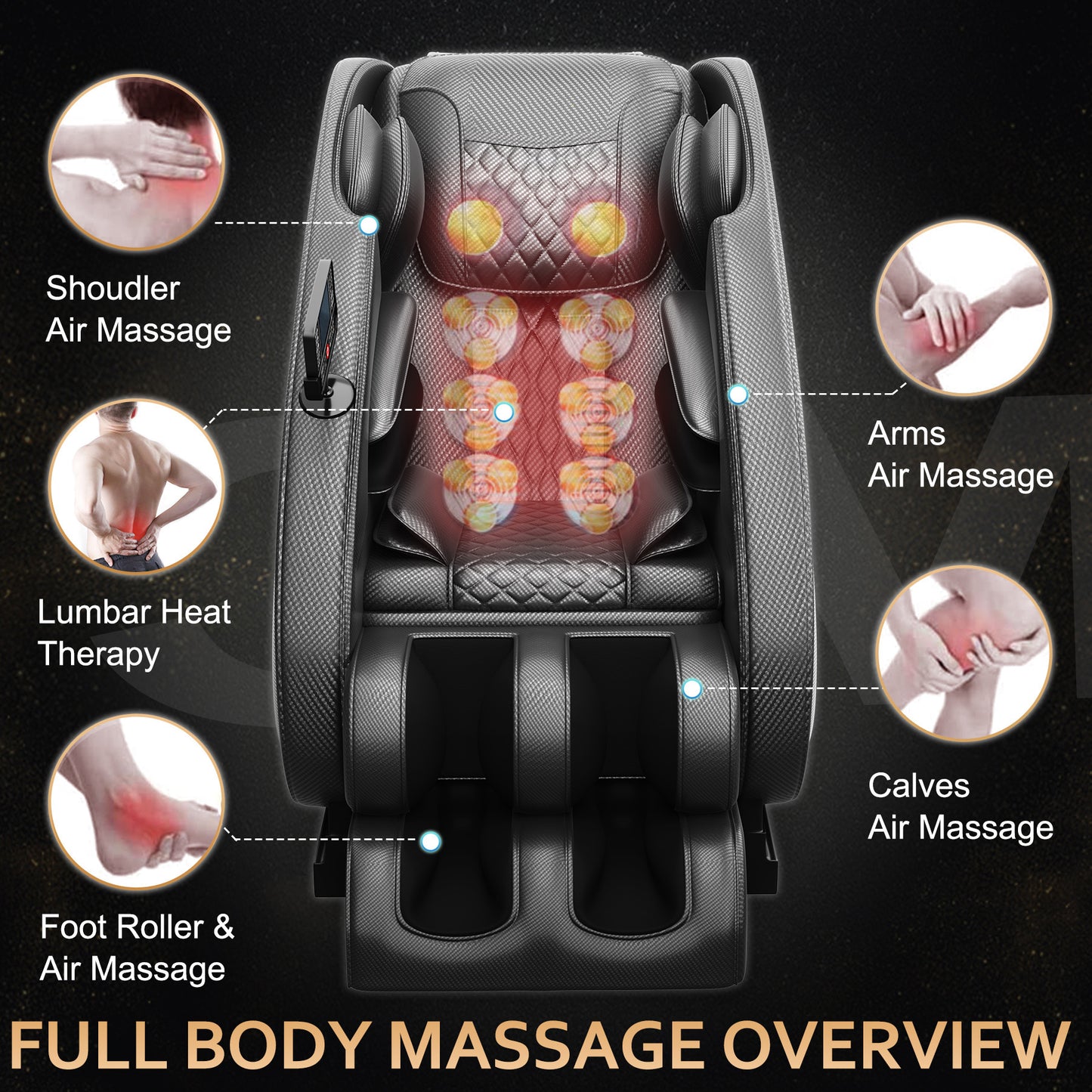 Zero One Massage Recliner with Zero Gravity Full Body Air Pressure