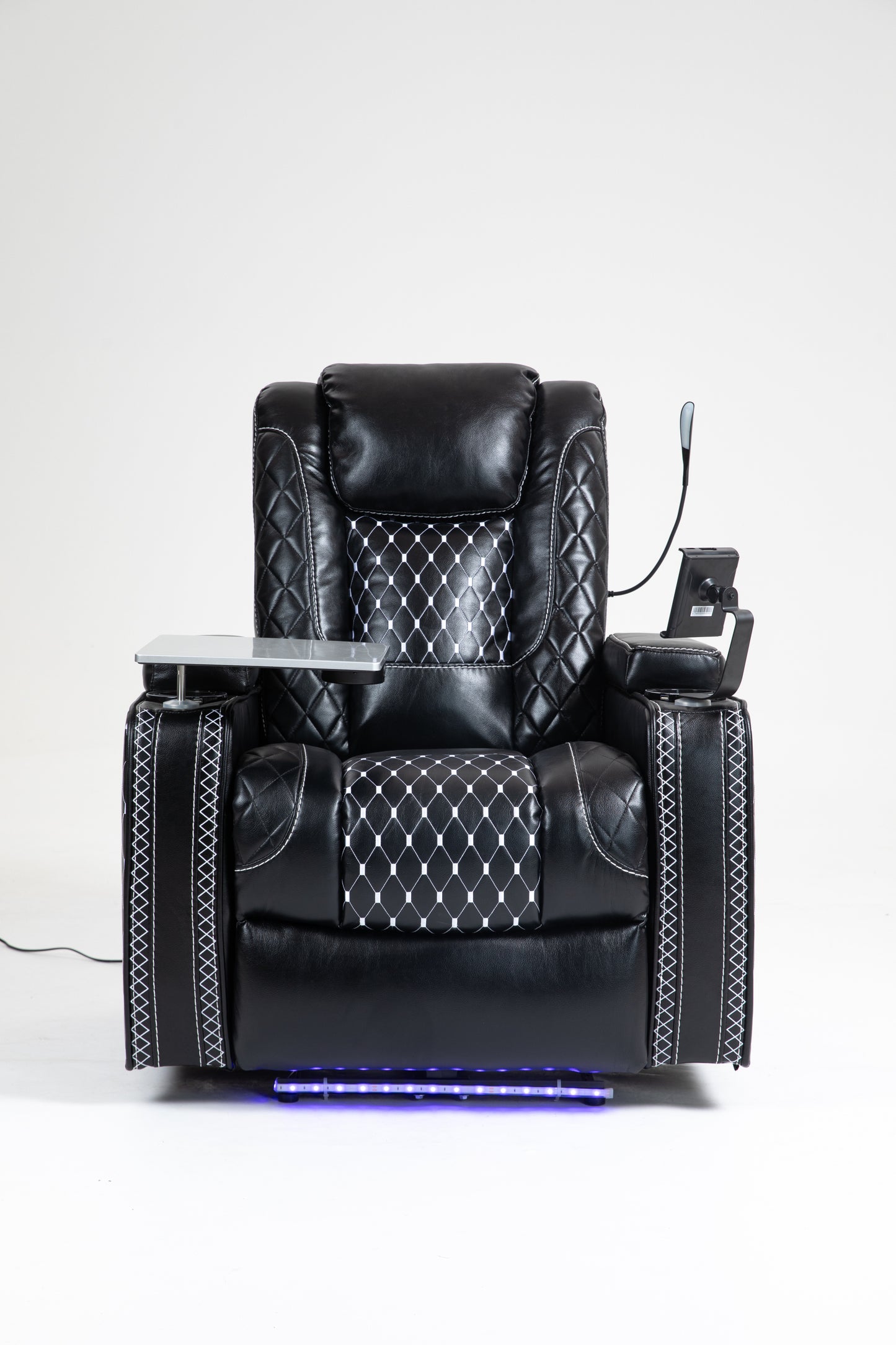 Warner One Power Recliner with Multifunctional Features - Black