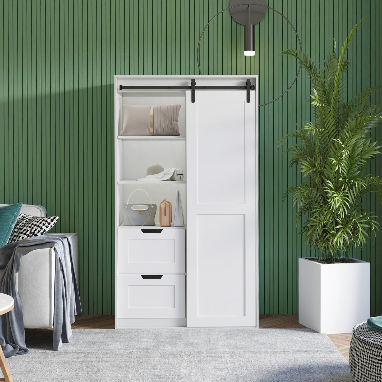 Reon Closets Storage Cabinet - White