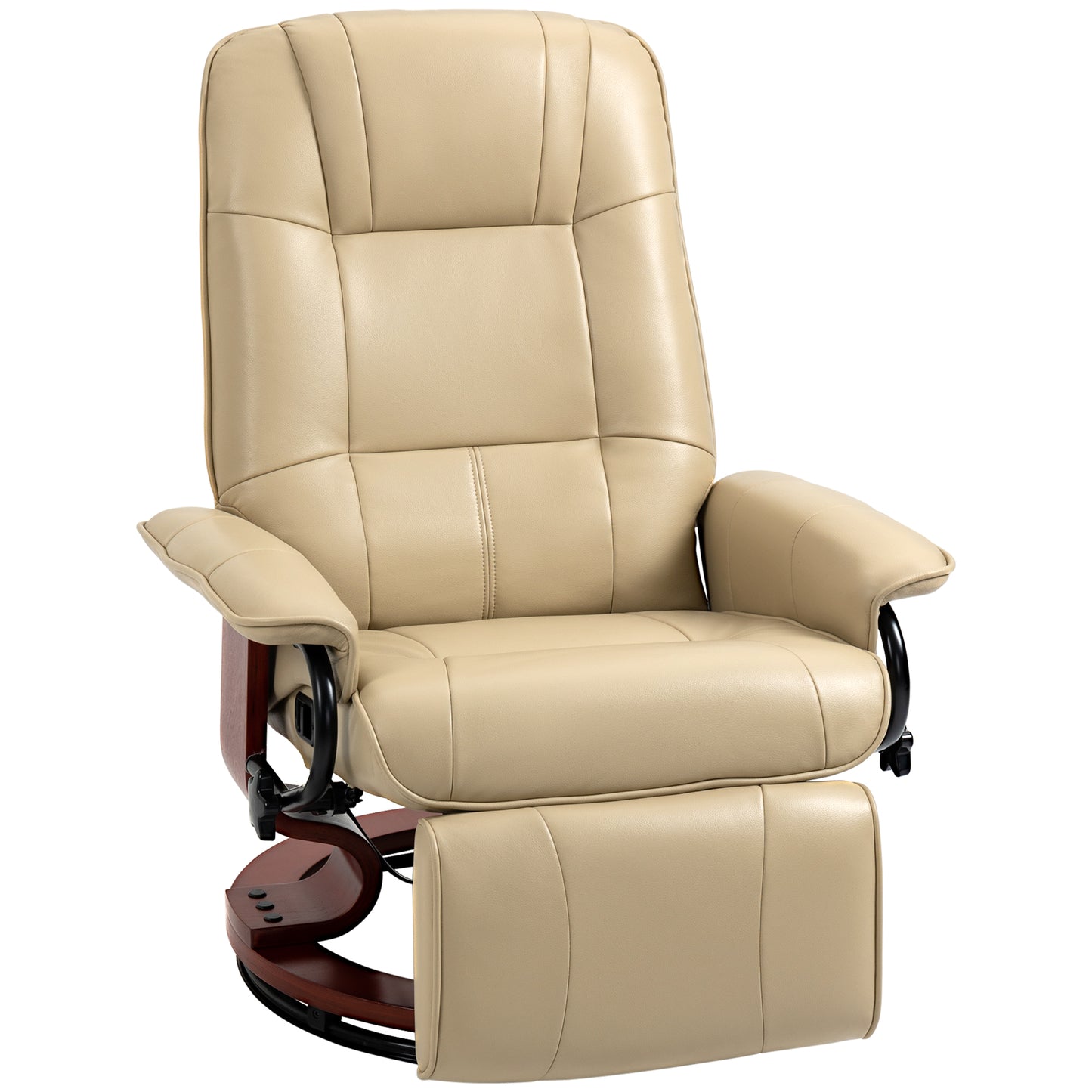 Metro Swivel Recliner Chair - White