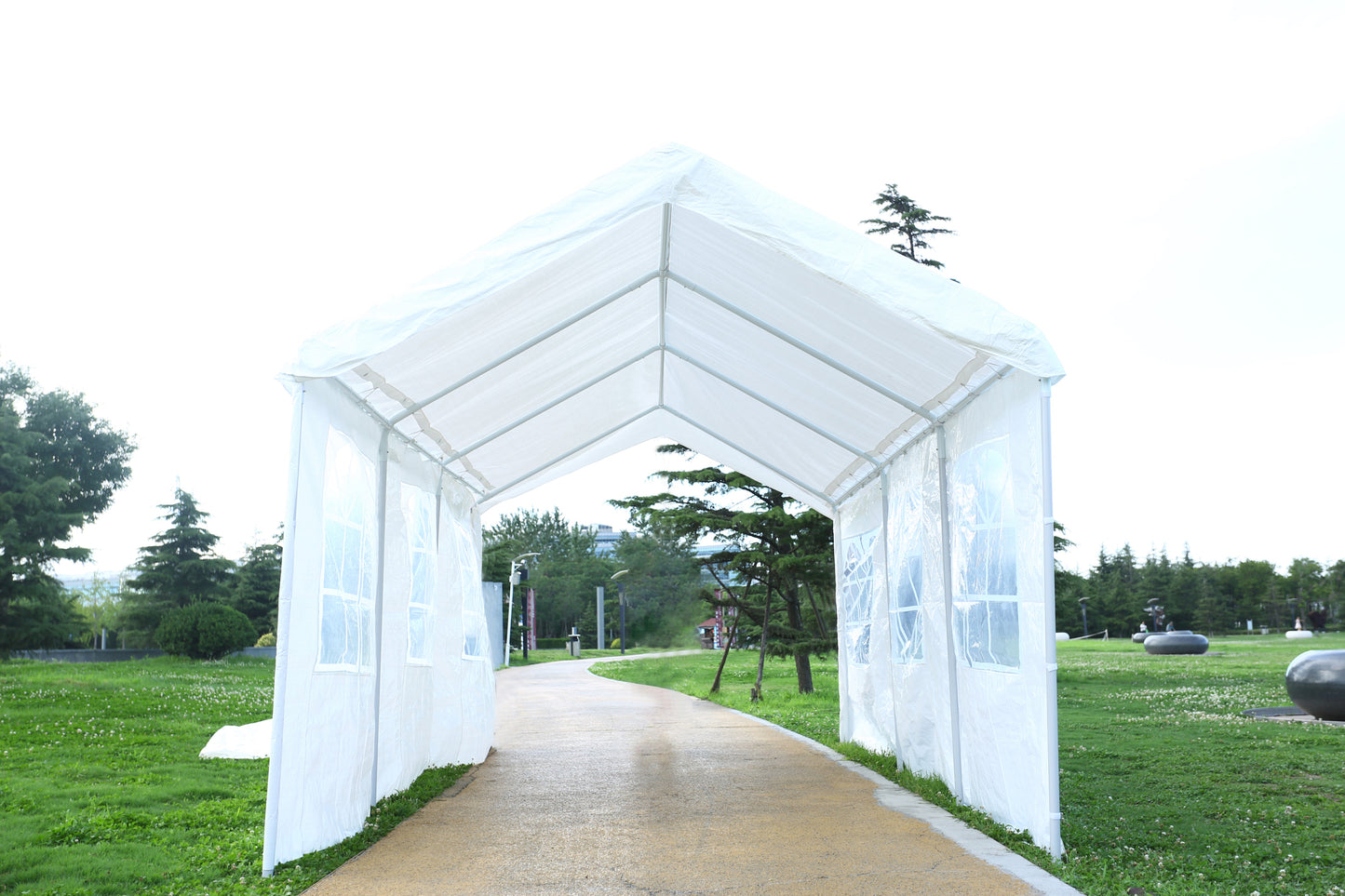 Moser 10'x20'  Party Tent and Carport - White