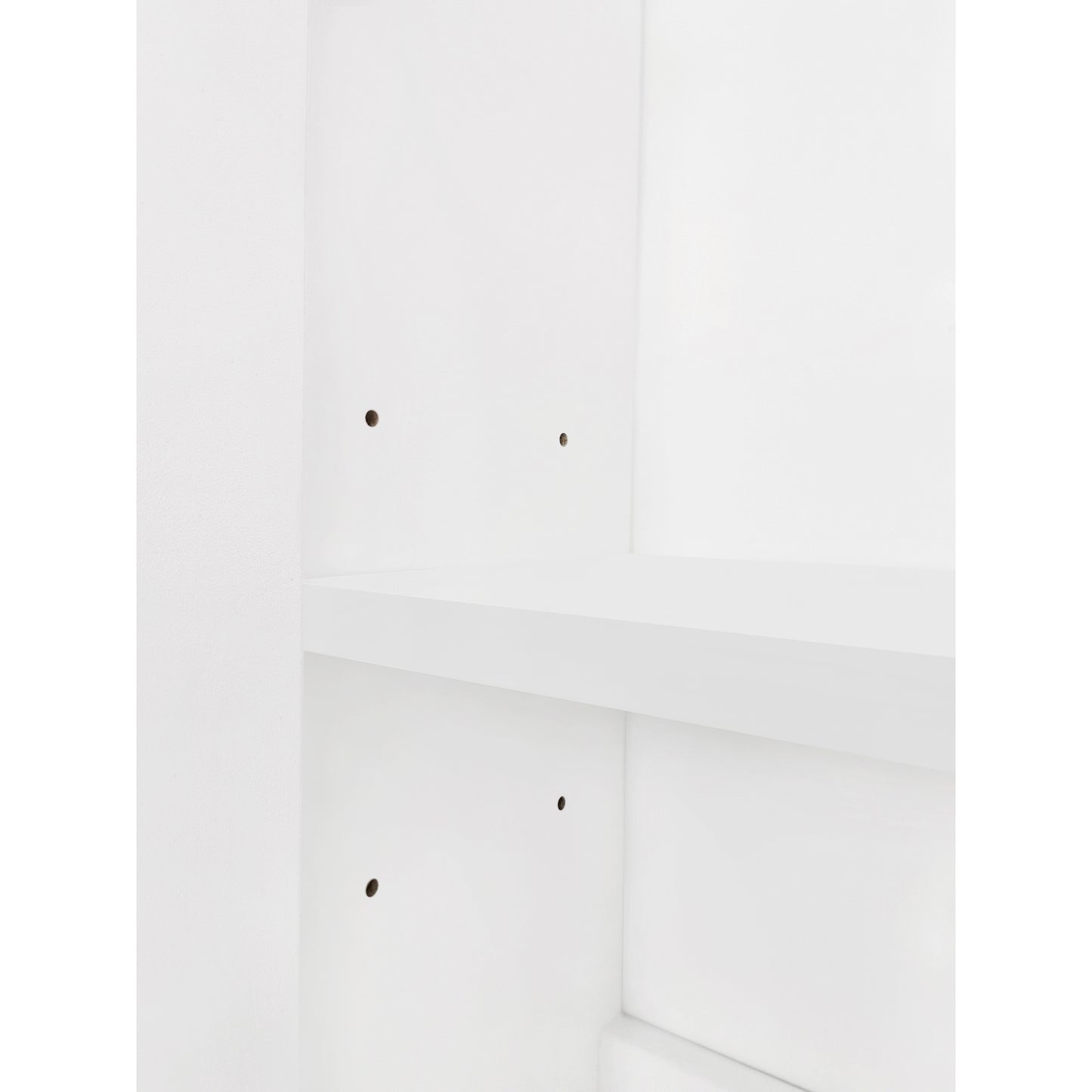 Felix III Shoe Cabinet with Open Storage Space - White