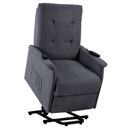 Grace Power Lift Recliner Chair - Dark Gray