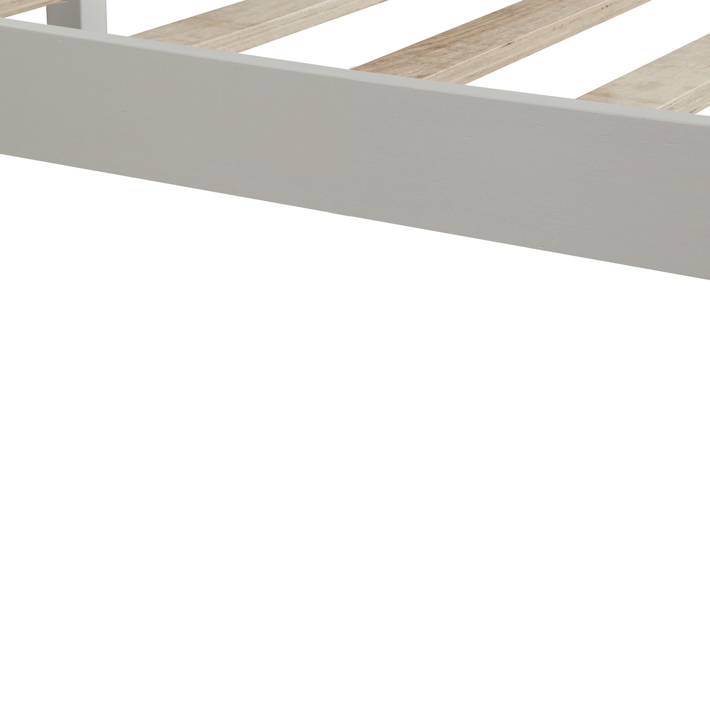 Rhoda Queen Size Platform Bed Frame - White