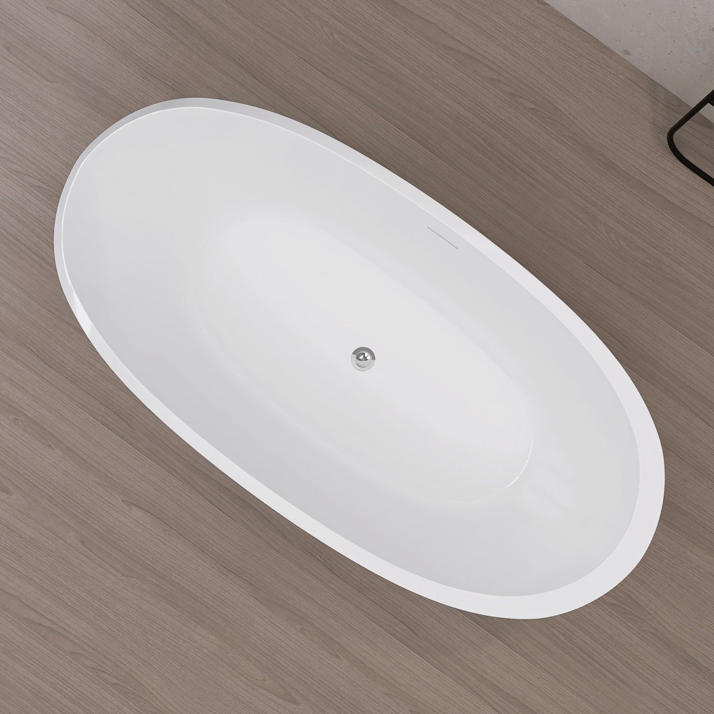 Mody 59" Acrylic Freestanding  Soaking Bathtub - Gloss White