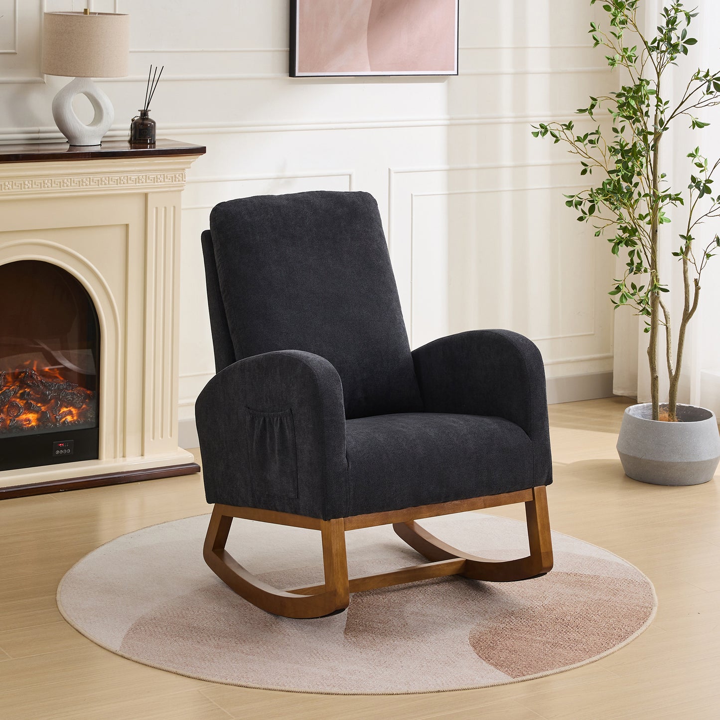 Lester Rocking Chair - Black