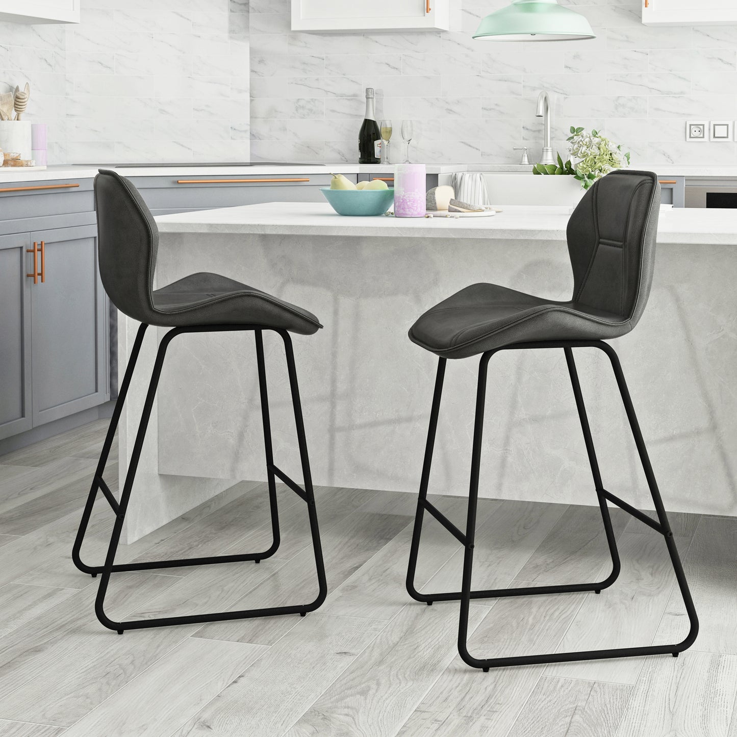 Interstellar Bar Stools - Gray Set of 2