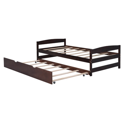 Array Twin Size Daybed with Twin Size Trundle - Espresso