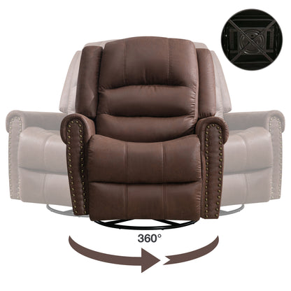 Bella Massage Rocker Recliner Chair - Brown