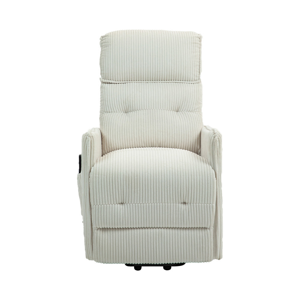 Fraser Electric Recliner Chair - Beige