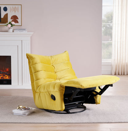 Seraphina Rotatable Recliner Chair - Yellow