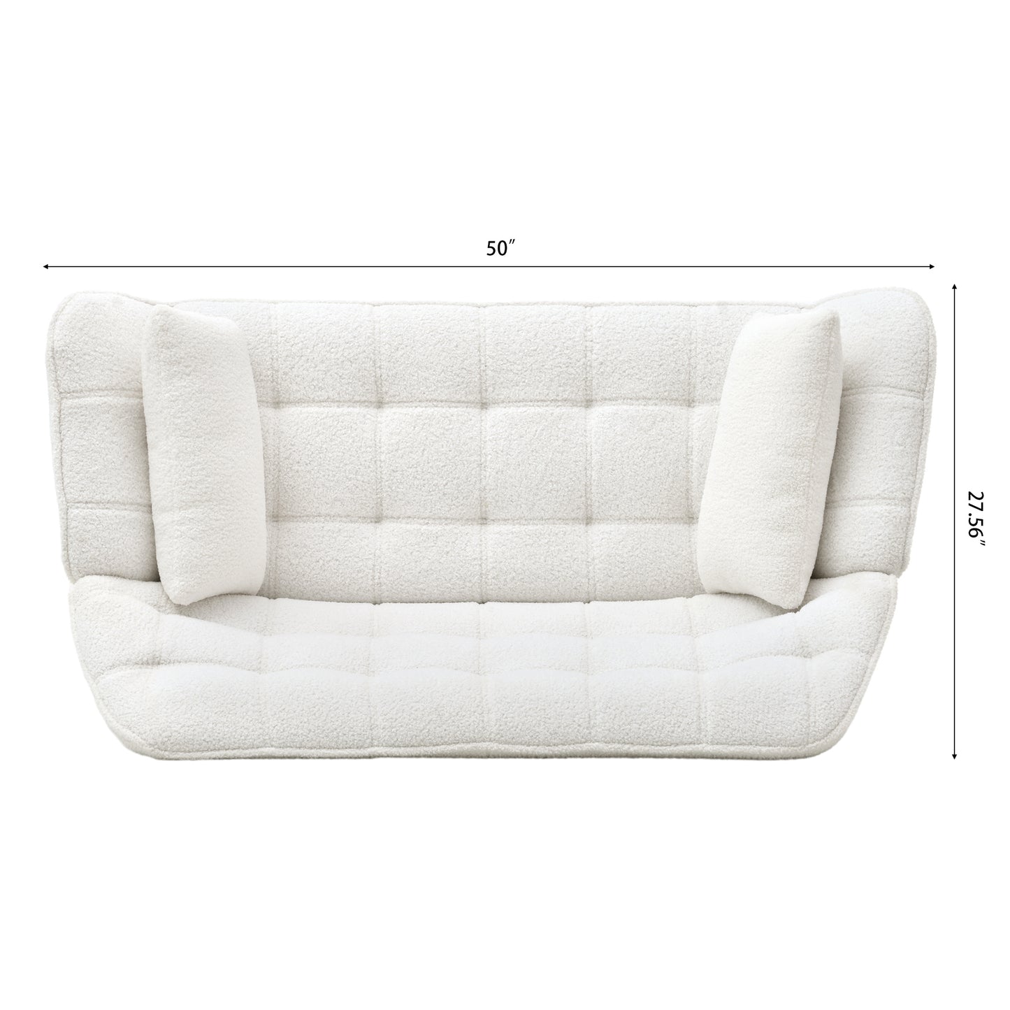 Puffins Comfy Loveseat - White