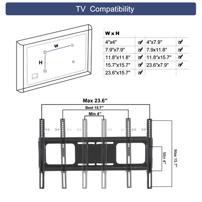 Muvi TV Stand Console - Rustic Brown