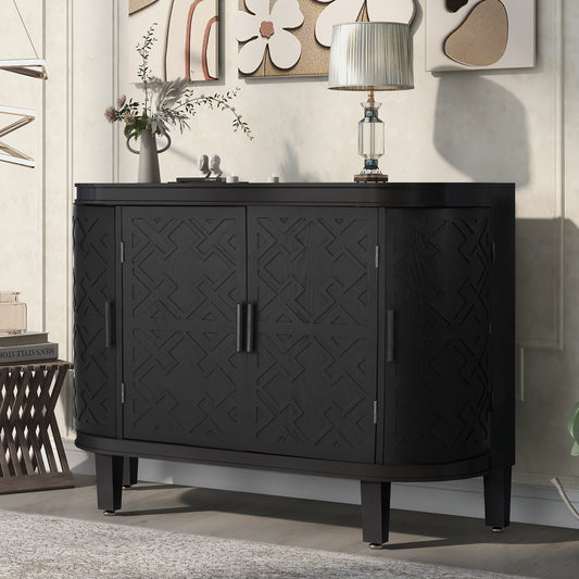 Tamra Sideboard Accent Cabinet - Black