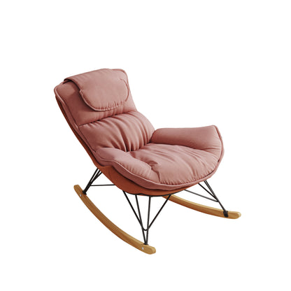 Jasper Sofa Single Rocking Chair - Pink