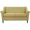 Cleo Fabric Loveseat - Light Green