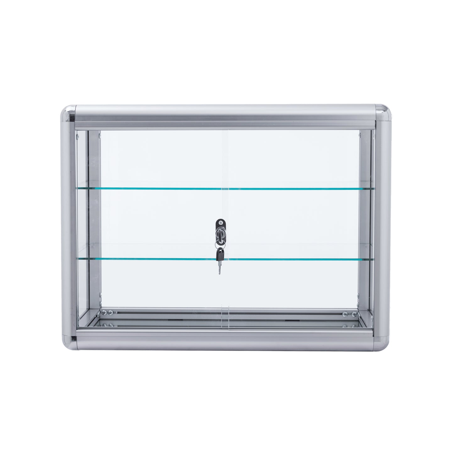 Baxter Tempered Glass Counter Top Display Cabinet - White