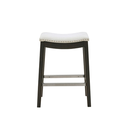 Saddle Counter Stool - Cream