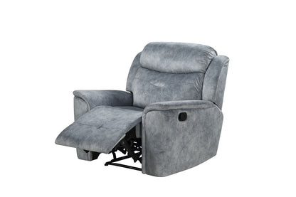 Mariana Fabric Recliner -Silver Gray