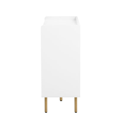 Melo Wooden Storage Cabinet - White