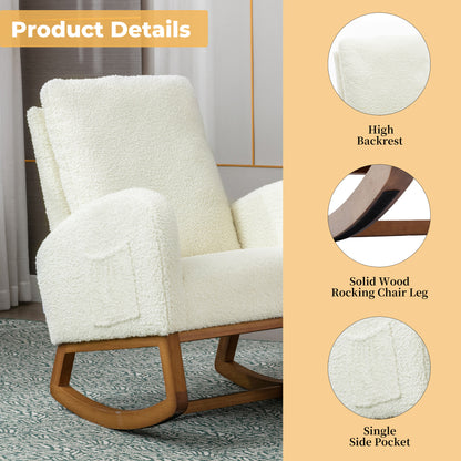 Frazer Rocking Chair - White