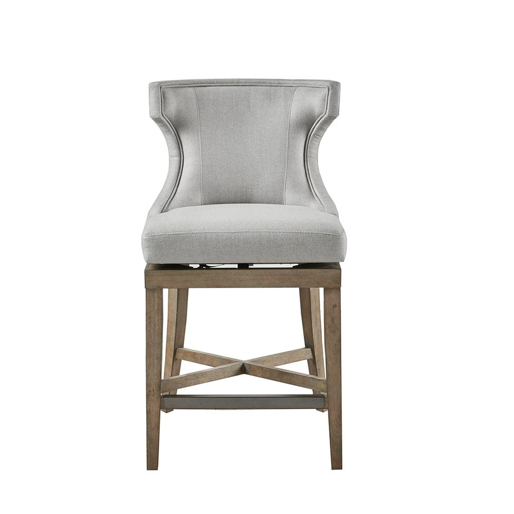 Carson Counter Stool with Swivel Seat - Gray