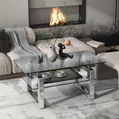 Gem Tempered Glass Coffee Table