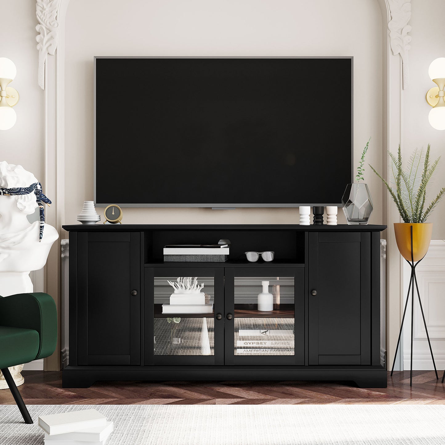 Hana TV Stand - Black