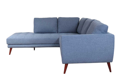 Casey Laf Sectional Sofa - Blue