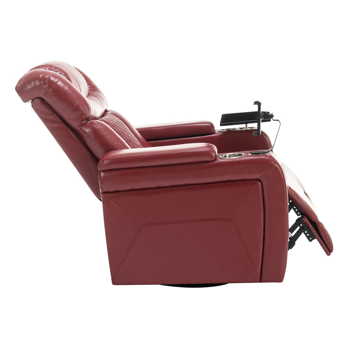 Comfort Max 270 Degree Swivel Power Recliner - Red