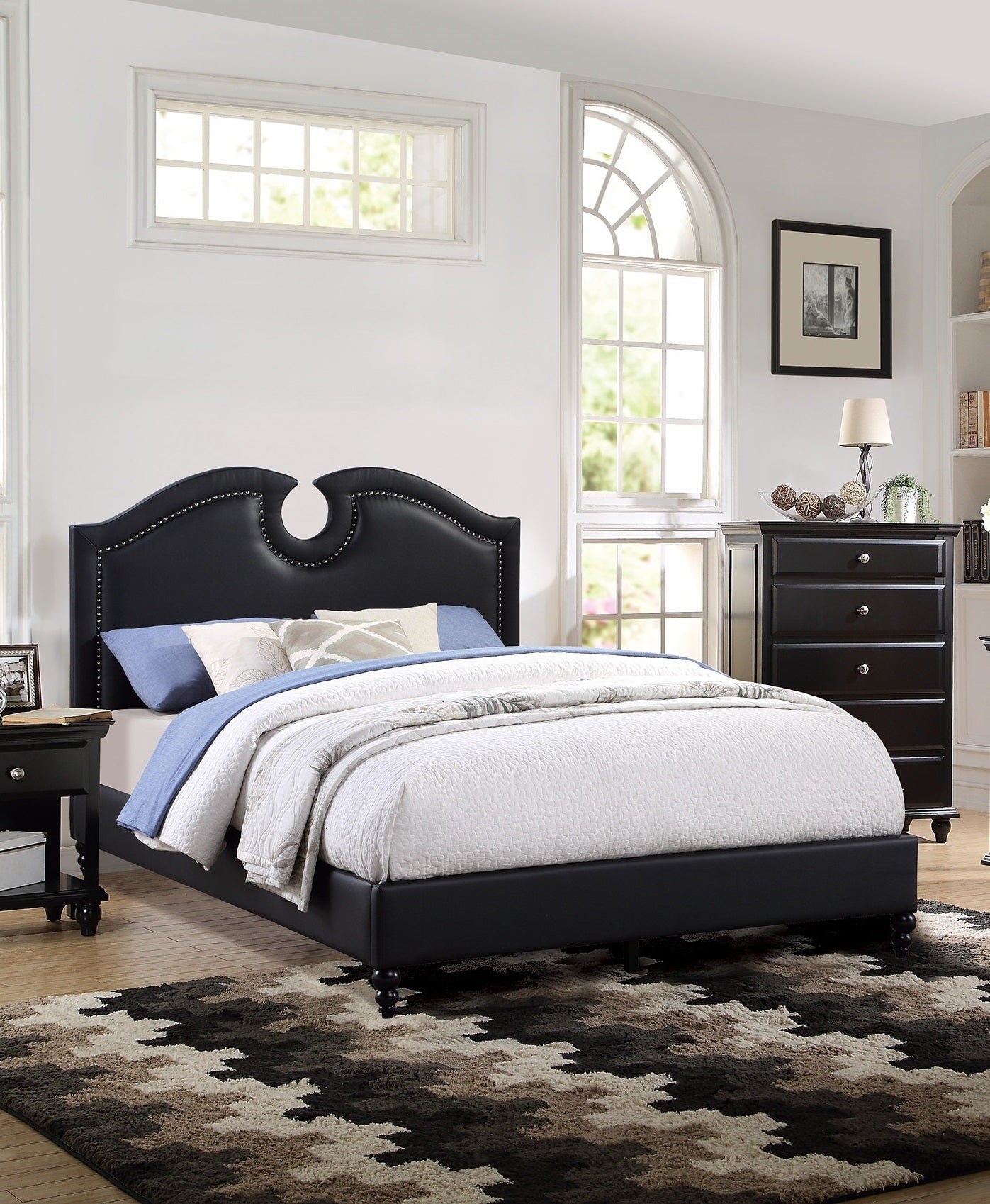 Majestic Queen Size Bed - Black