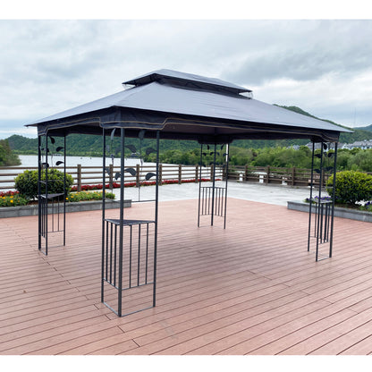 Noo 13 x 10 ft Outdoor Patio Gazebo Canopy Tent - Gray