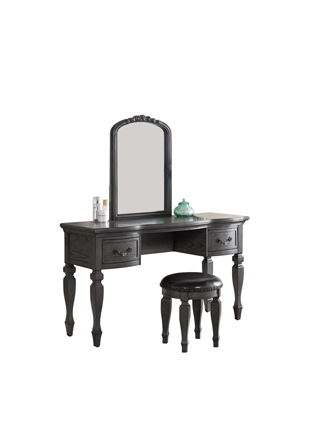 Morrison Wooden Carved Classic Vanity Set