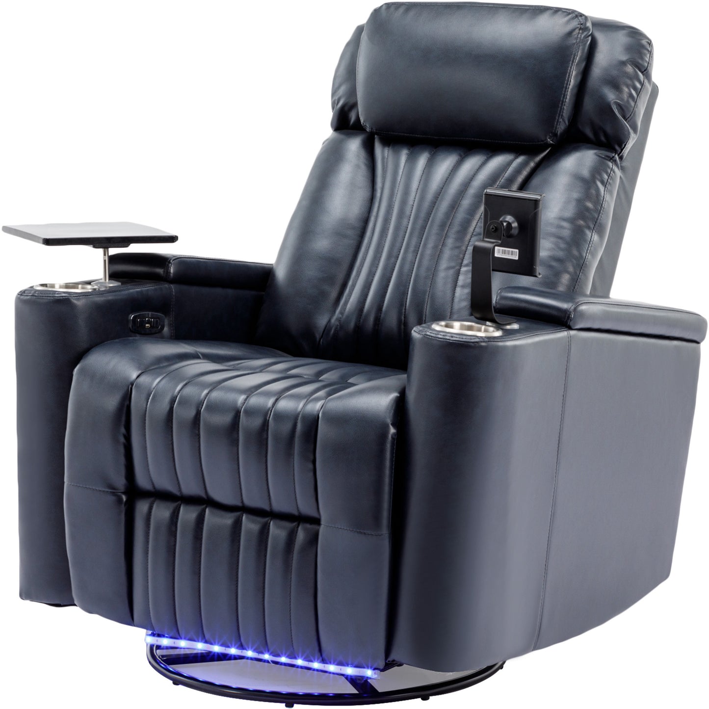 Comfort Max 270 Degree Swivel Power Recliner - Blue