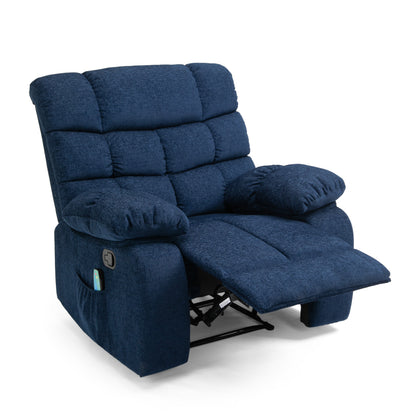 Jovan Power Recliner with Massage - Blue