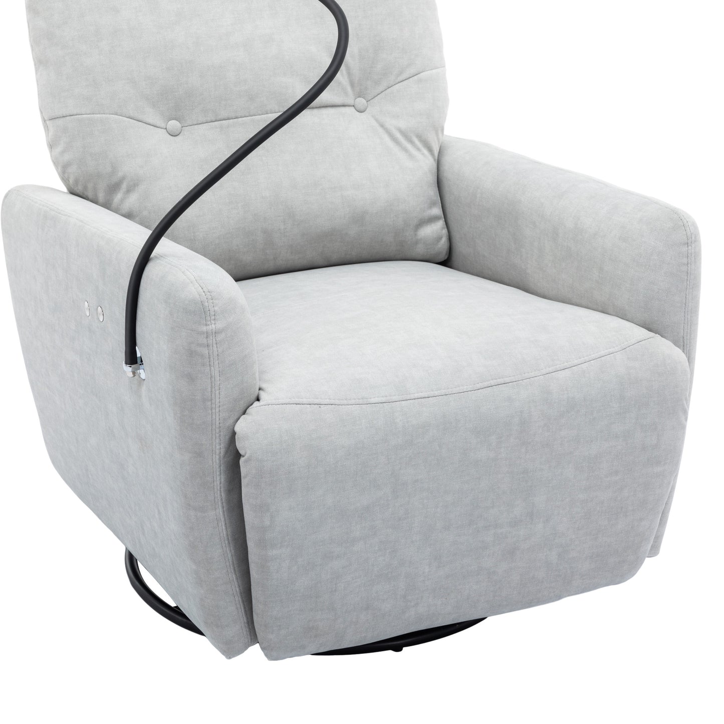 Dax Electric Rocking Motion Recliner - Gray