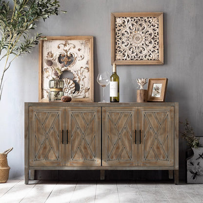 Hope Sideboard Storage Cabinet - Brown