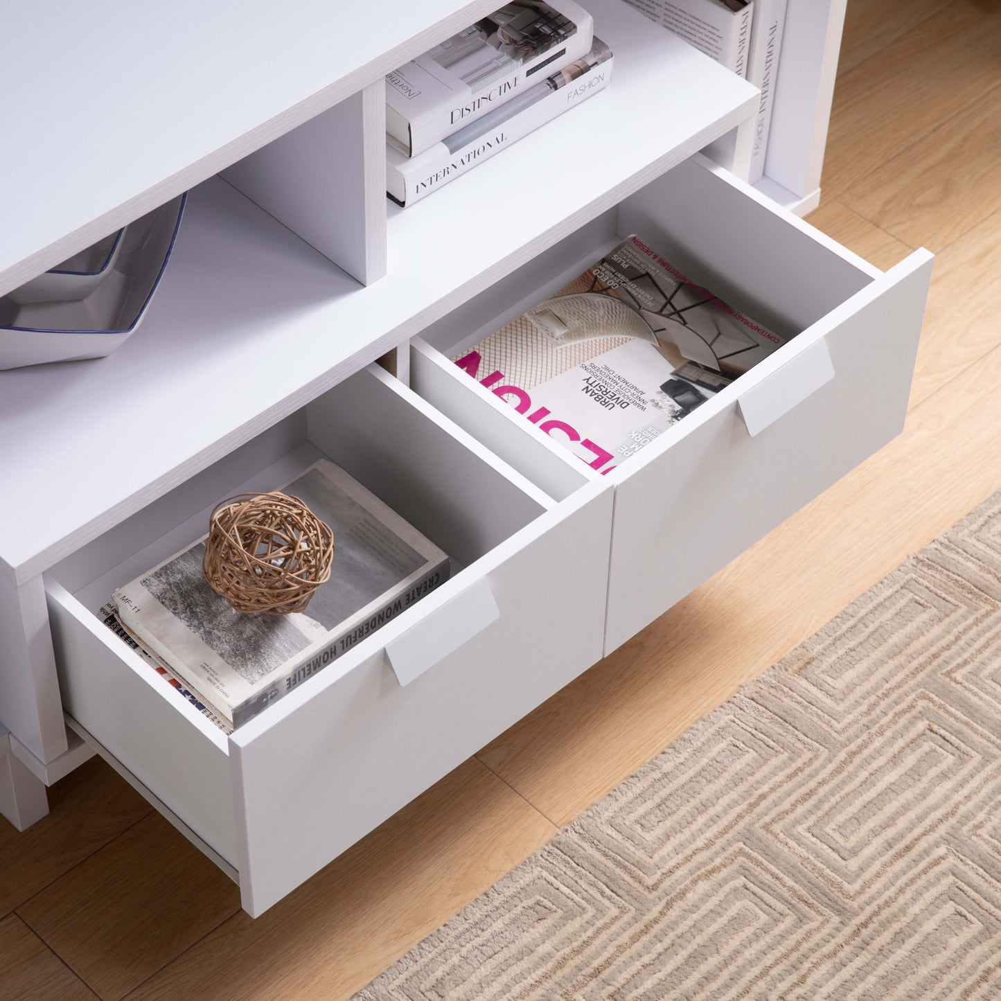 Tina TV Stand - White