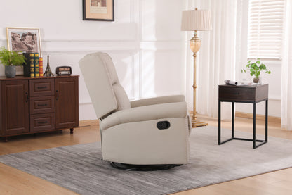 Daniela 360 Swivel Manual Recliner - Beige