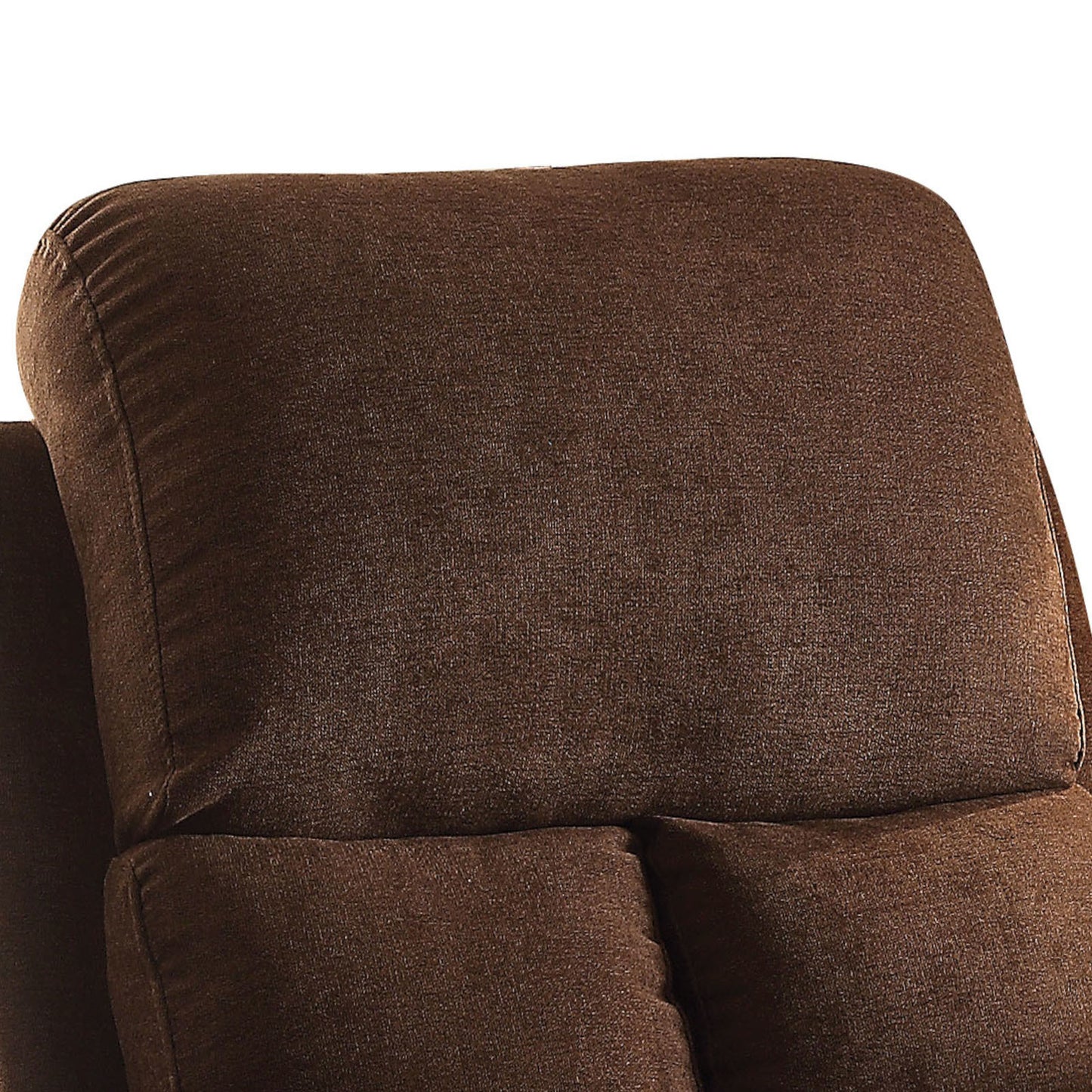 Voe Recliner Chair with Cup Holder - Chocolate