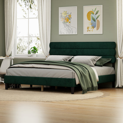 Wee King Size Bed Frame - Dark Green