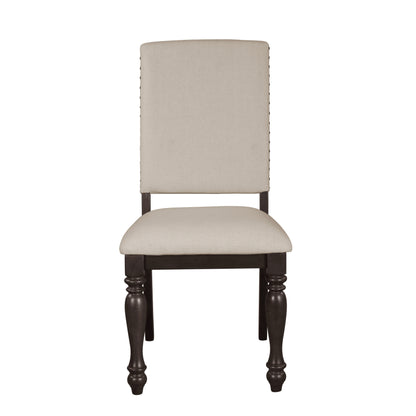 Zonos Fabric Dining Chair (Set of 2) - Brown Gray