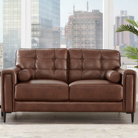 Colton Leather Loveseat