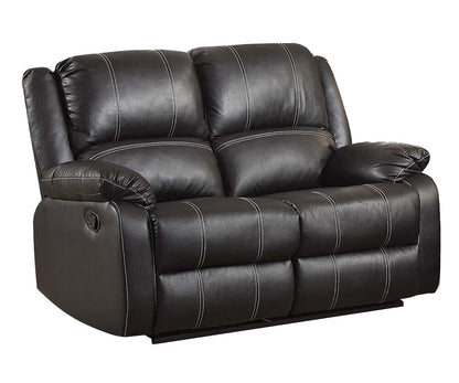 Zuriel Motion Loveseat - Black