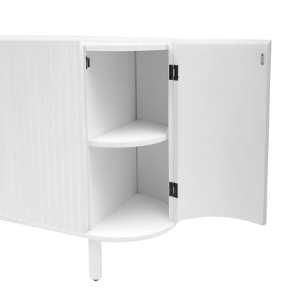 U Storage Sideboard Cabinet - White