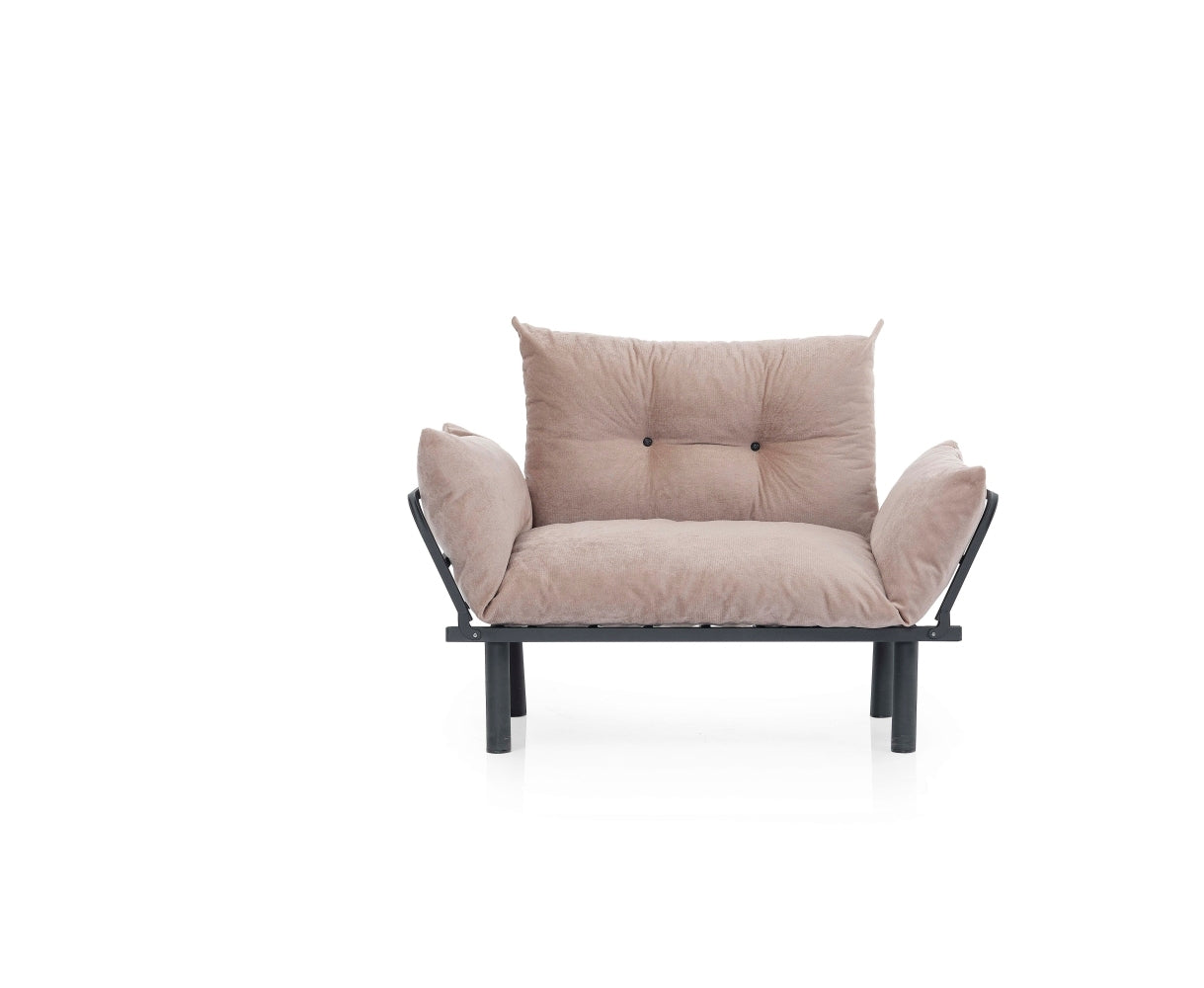 Sona Futon Loveseat - Beige