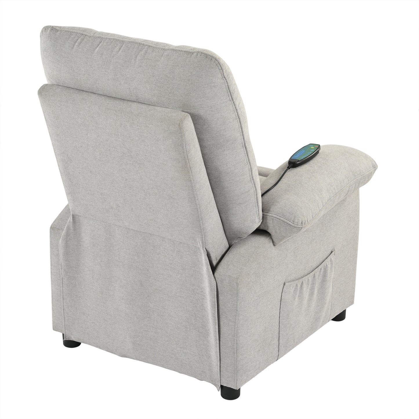 Aston Recliner Chair with Message and Heater - Gray