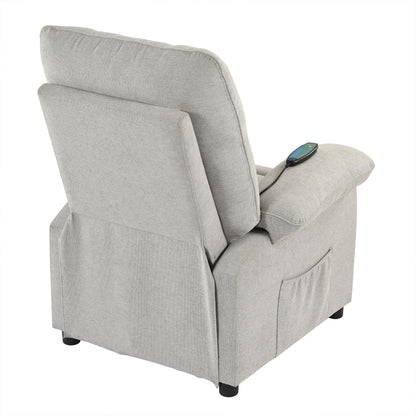 Aston Recliner Chair with Message and Heater - Gray