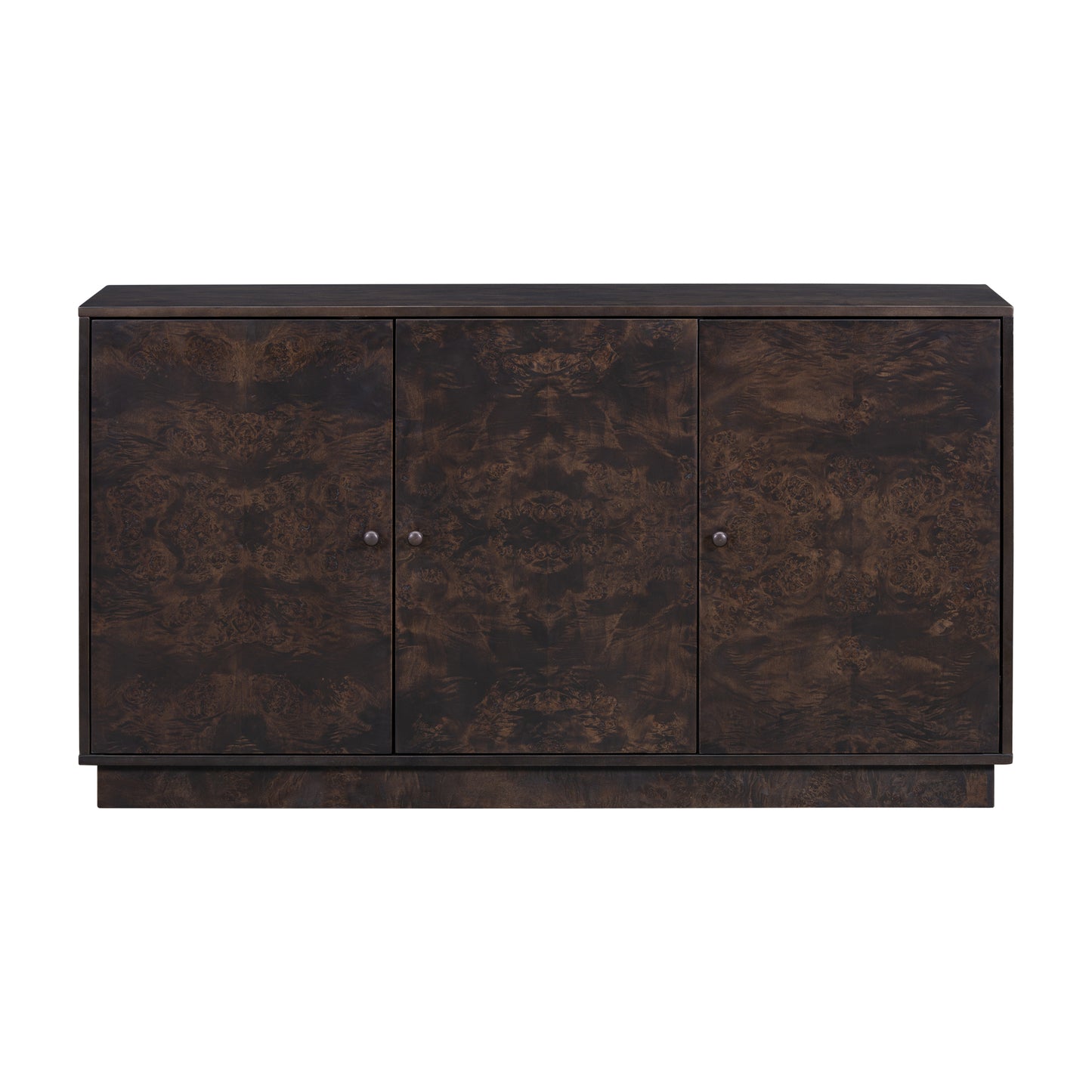 Lesia Pattern Storage Cabinet - Brown