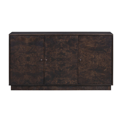 Lesia Pattern Storage Cabinet - Brown